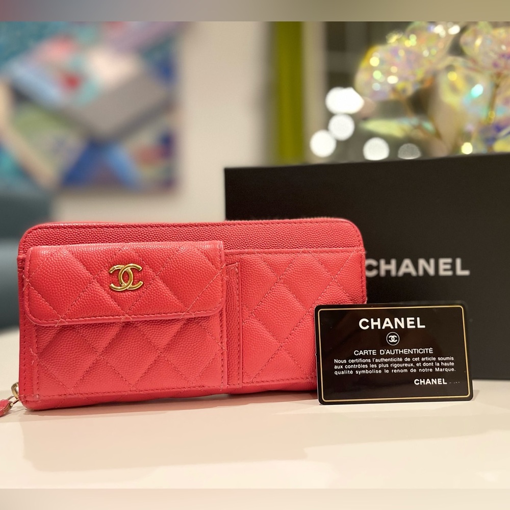 Chanel Zippie Long Wallet